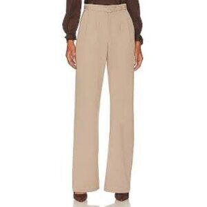 House of Harlow 1960 Woven Wide Leg Pleated Trousers, size `12